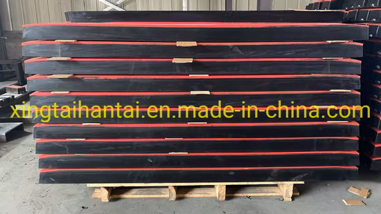 Lit d'impact standard pour fabricant de bandes transporteuses